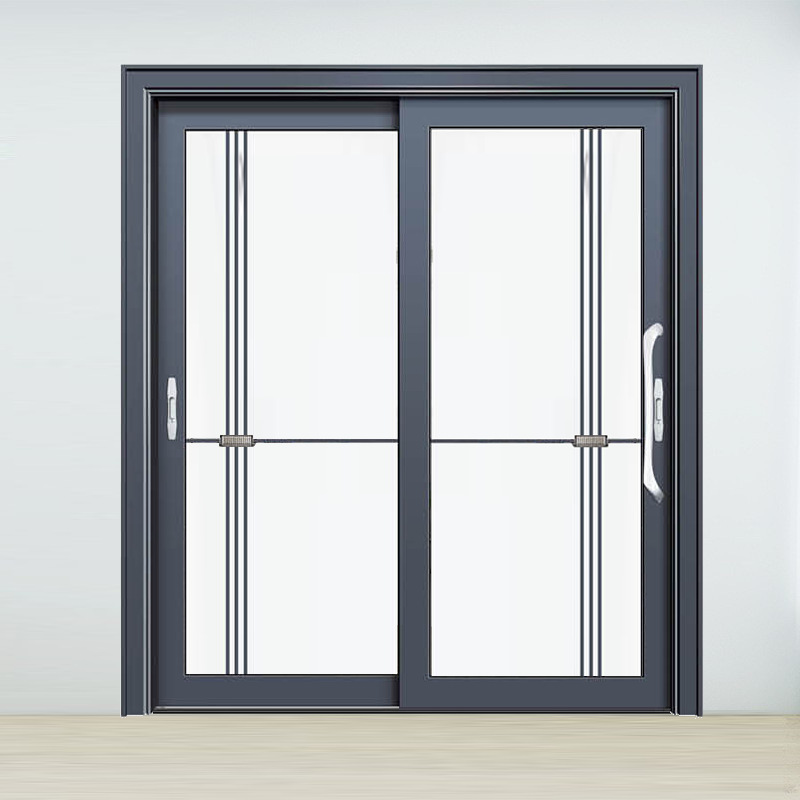 佛山热销门窗中窄边框断桥铝合金封阳台推拉门厨房联动钢化玻璃门