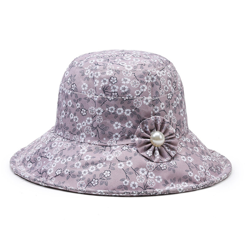 Wholesale Middle-Aged and Elderly Hat Female 2024 Spring and Autumn New Mom Fisherman Hat Fashion All-Match Old Lady Cloth Hat Sun Protection