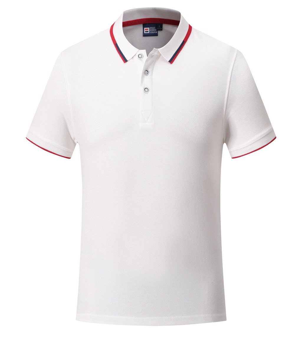 空白翻领t恤团体工作服工衣polo衫体定做刺绣定制印logo企业文化-报价