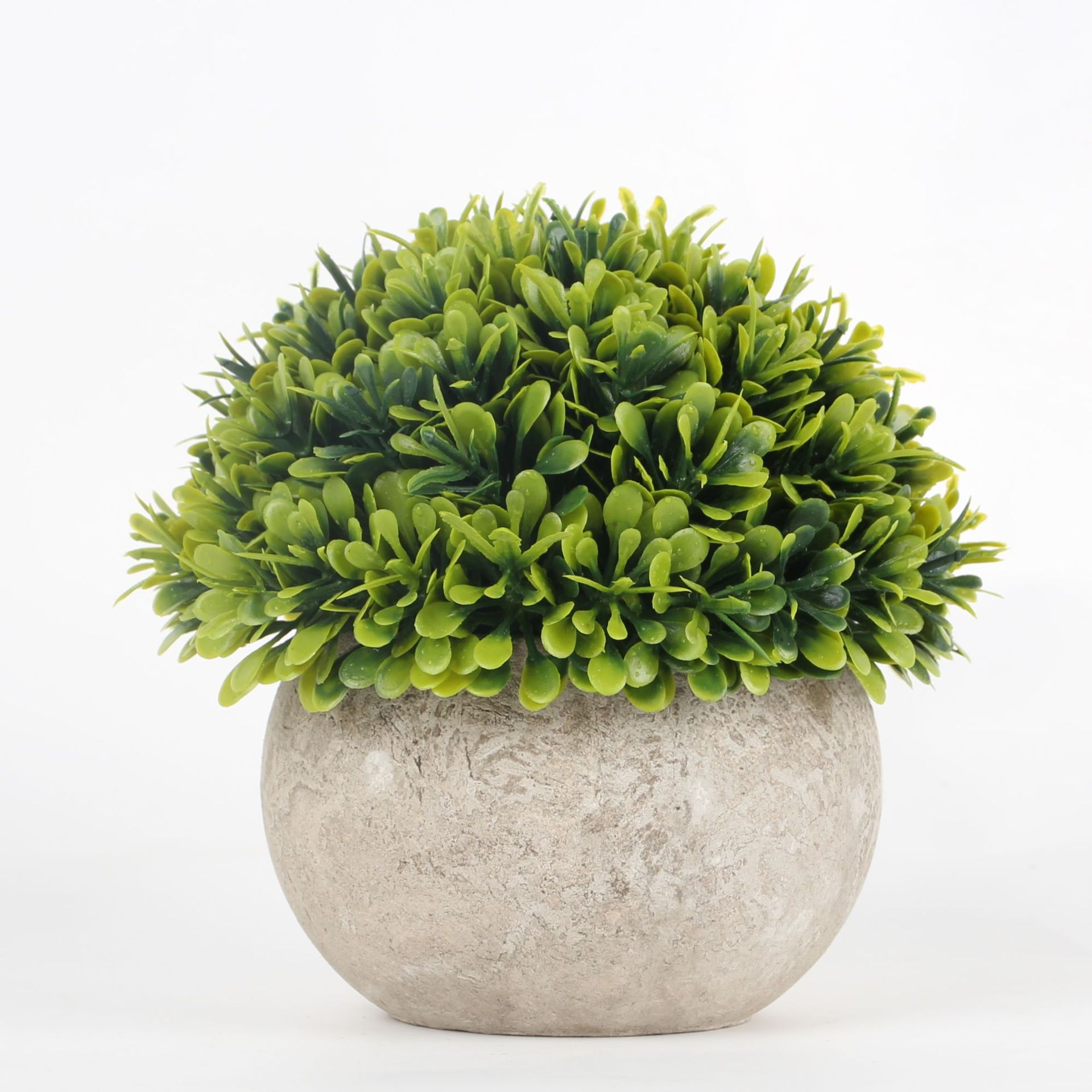 Cross-Border Hot Selling Ball Pulp Pot Can Be Combined Home Decoration Simulation Plant Artificial Greenery Bonsai Sets