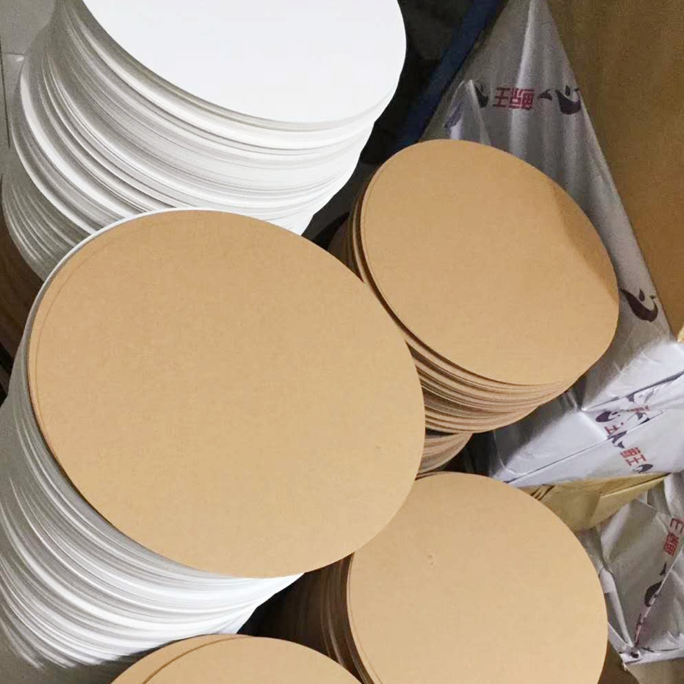 圆卡纸圆形牛皮纸绘画卡纸素描彩铅手绘纸圆形白卡纸黑卡纸牛卡纸