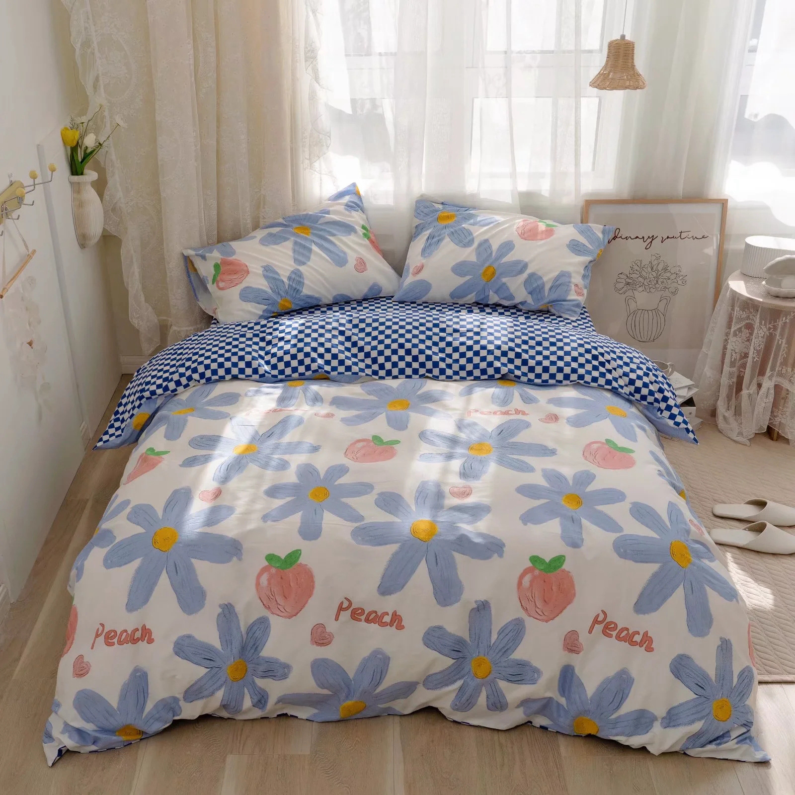 特价宽幅纯棉布料 斜纹全棉面料纯棉碎花床单被套四件套床品布料