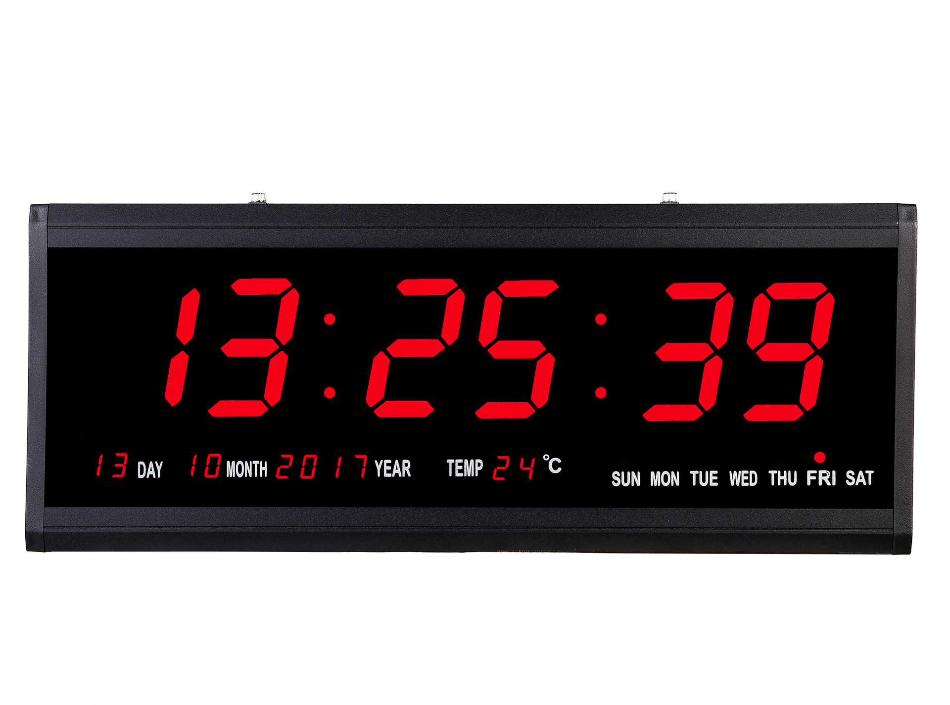 Luminous Clock LED Electronic Clock Digital Perpetual Calendar Living Room Electronic Wall Clock Creative Mute Digital Calendar Clock