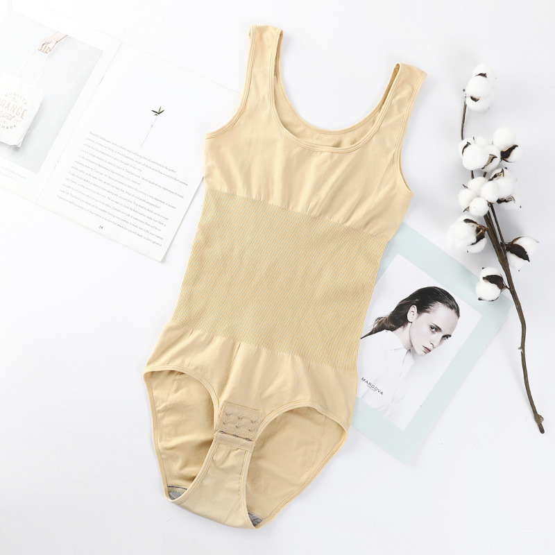 Foreign Trade Large Size One-Piece Corset Belly Contracting and Waist Slimming Seamless Integrated Body Shaping Belly Contraction Tight Reinforced Plastic Abdominal Pants