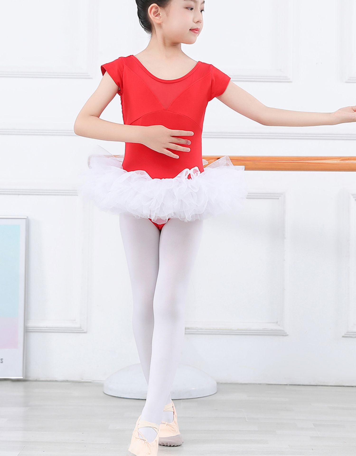 儿童舞蹈服女孩练功服女童拉丁舞中国舞服装夏季演出服跳舞裙吊带