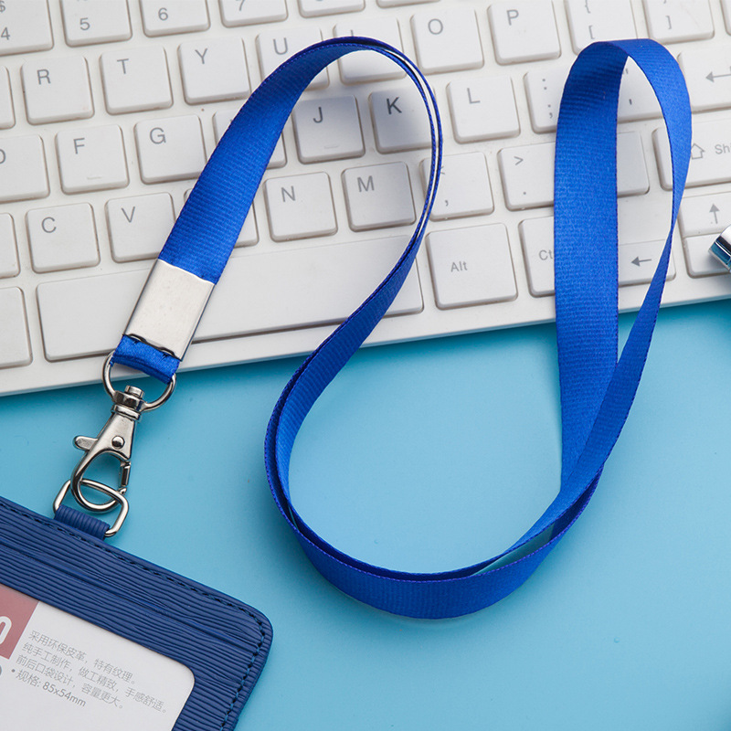 5cm宽工牌卡套带挂绳龙虾挂扣吊绳金属工作牌胸卡挂脖铁钩吊带