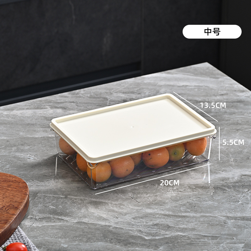 Pet Refrigerator Storage Box Crisper Food Grade Device Vegetable Egg Dumpling Freezer Box Sealed Box