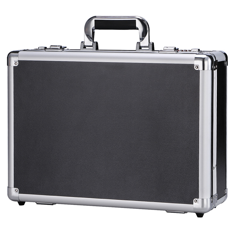 铝合金手提密码箱小型轻便小号带锁家用储物文件公文收纳盒子保险