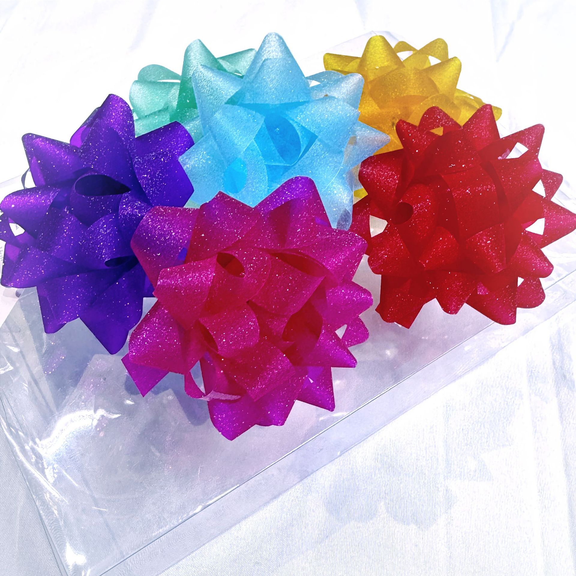 Tianhong More Sizes Factory Direct Sales Gift Packaging Christmas Gift 7cm Matte Crystal Star Flower