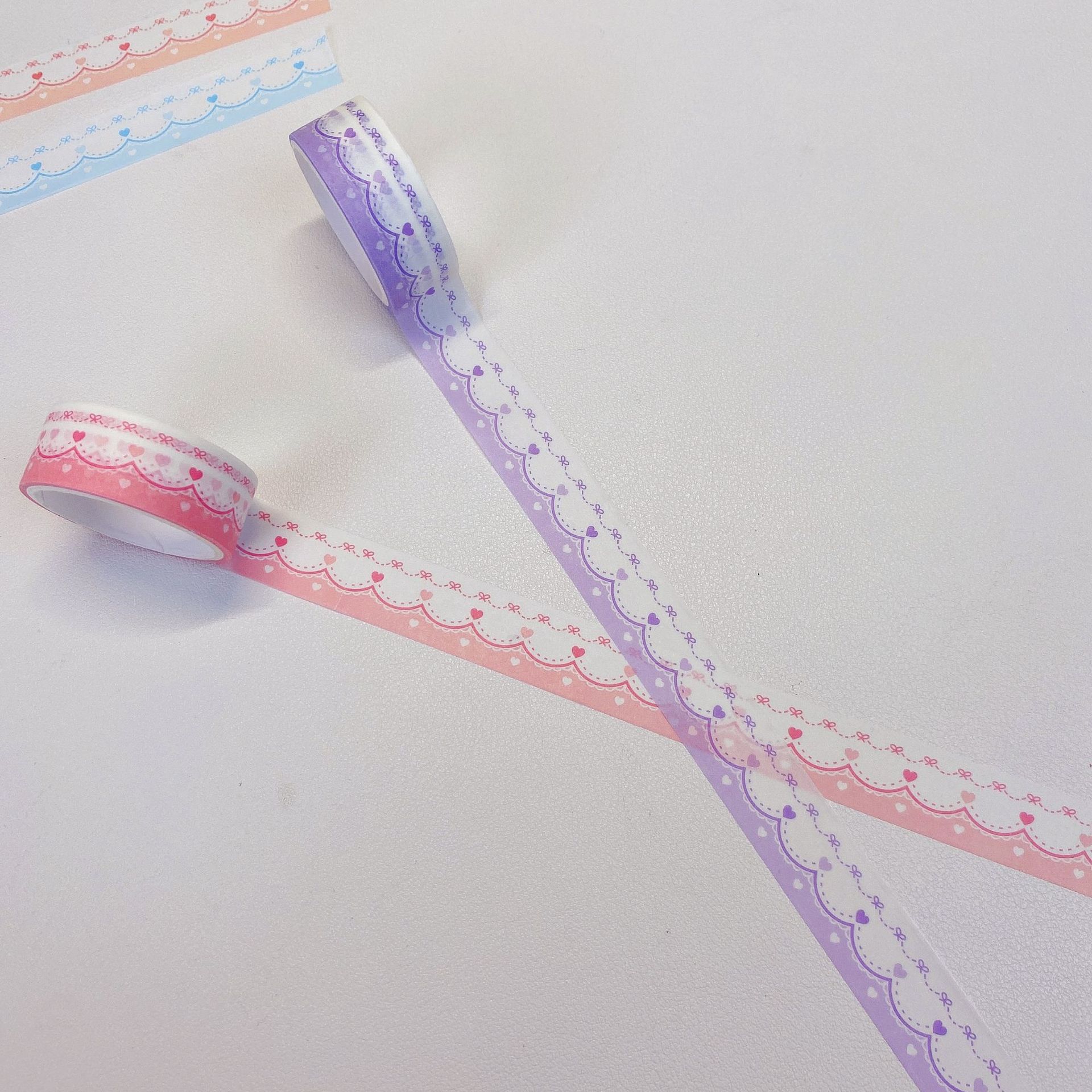 韩国ins蕾丝花边和纸胶带可爱少女心手帐胶带可撕贴纸手账胶带