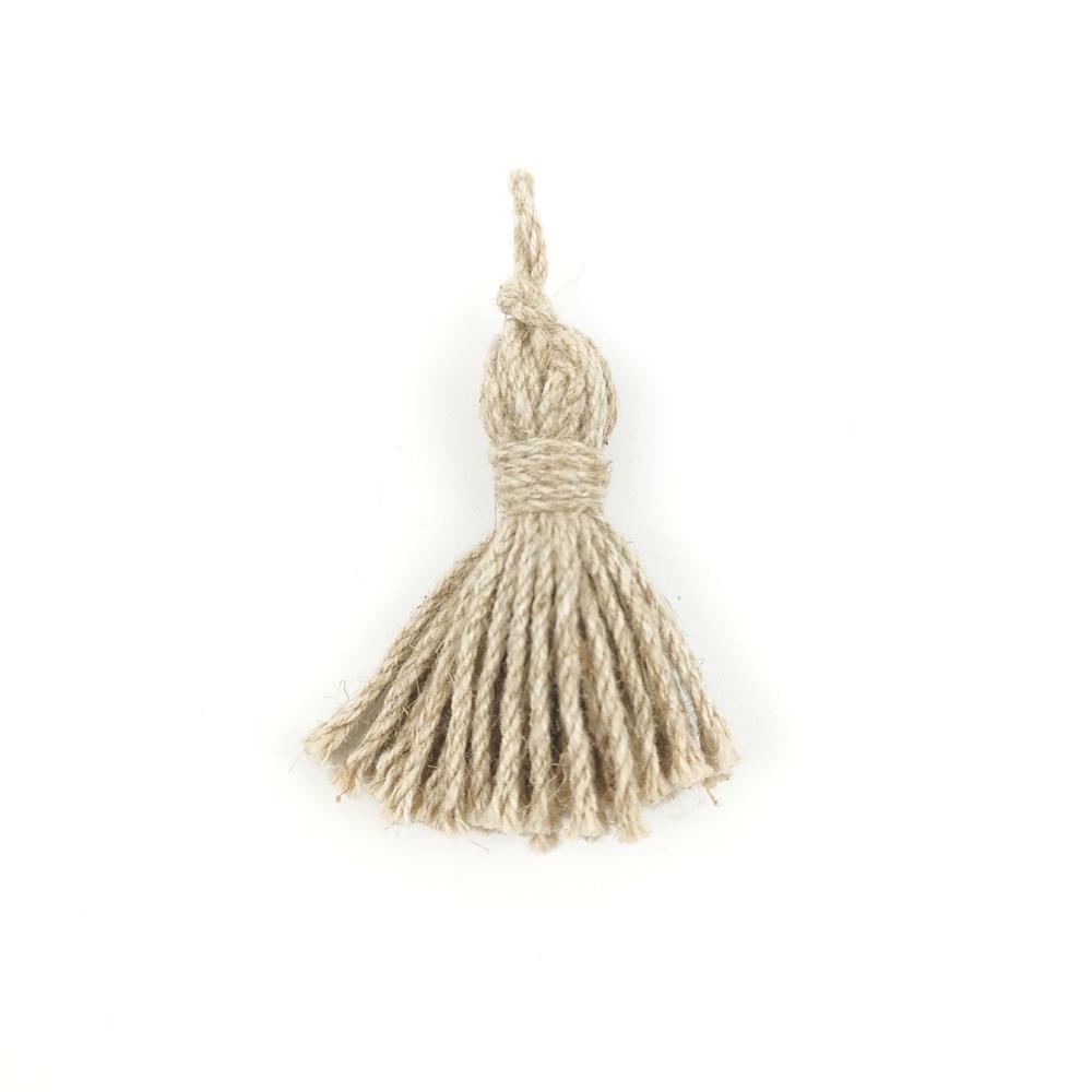 厂家直销麻绳小流苏 环保流苏编织麻绳 手工diy流苏 可加工订制