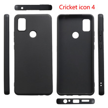 适用于cricket icon 4 全磨砂tpu素材手机壳全包边简约软壳后盖