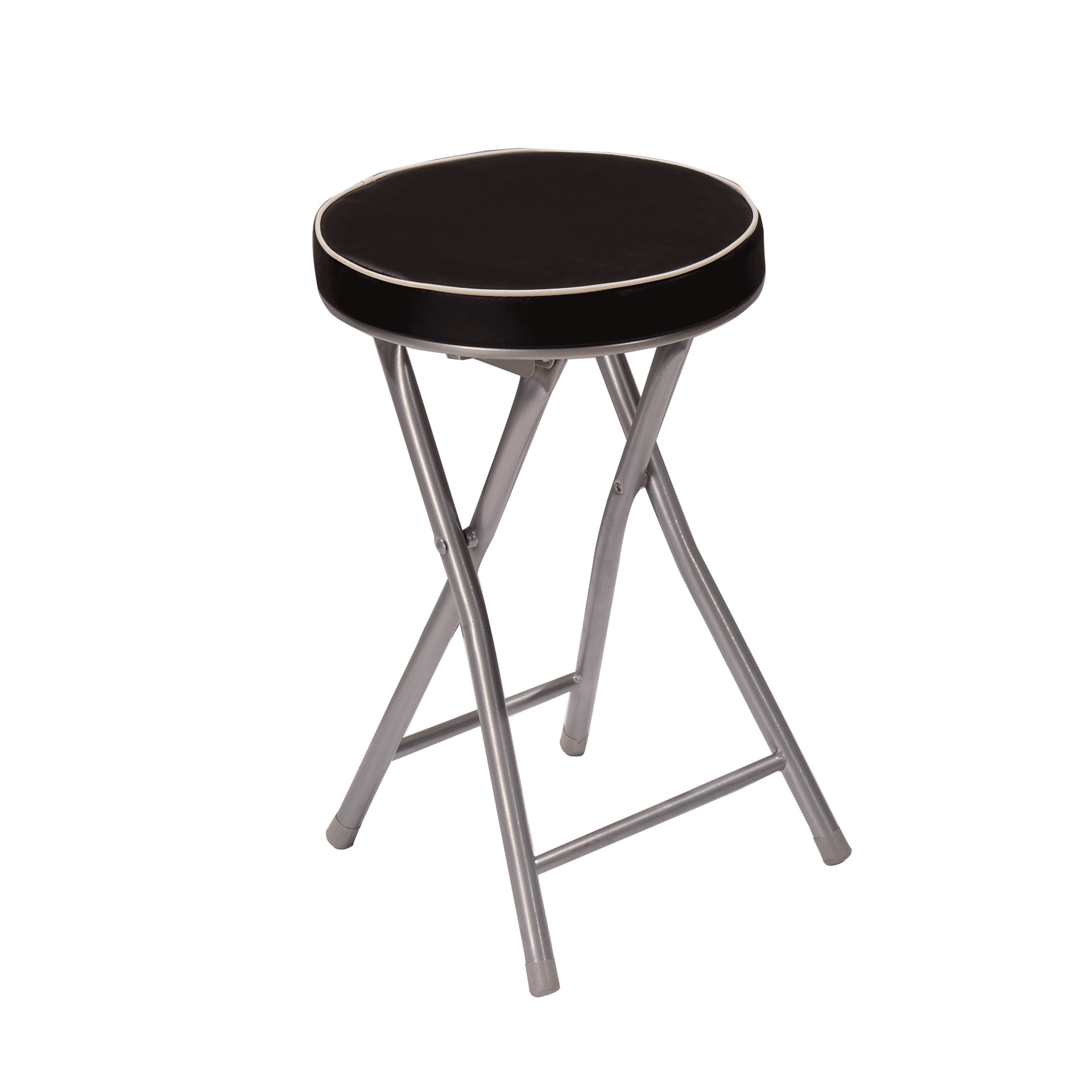 批发出口外贸现代简易简约便宜金属折叠椅小钢凳折叠凳