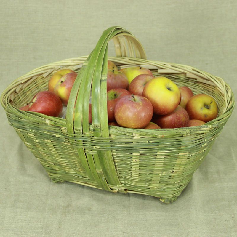 竹篮大号竹箩筐竹编竹箩演出道具扁担筐采茶筐淘米筐喜事水果箩筐