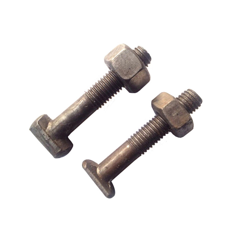 扣件螺栓丁字丝扣件螺丝本色丁字螺栓圆头扣件螺栓丁字丝t型螺栓