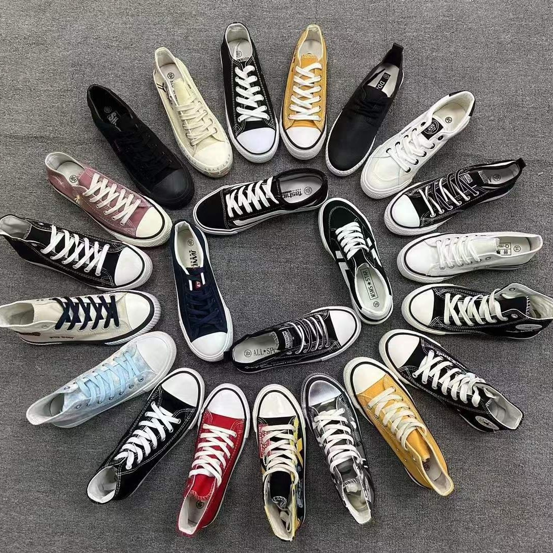 新款女式帆布鞋地摊鞋货源批发厂家处理男女鞋跑量杂款鞋一手批发