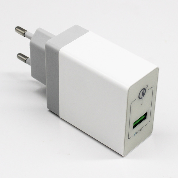 qc3.0智能手机充电头大量批发快充头5v3a插头安卓英规充电器批量