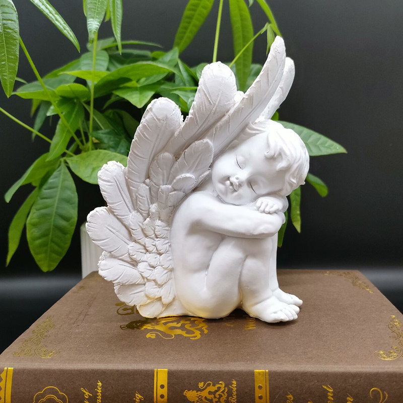 Angel Statue Decoration Angel Cupid Resin Crafts Home Porch Statue Indoor Decoration in Stock