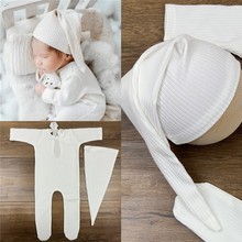 新生儿连体衣帽子套装影楼拍照道具宝宝照相用品造型儿童摄影服装