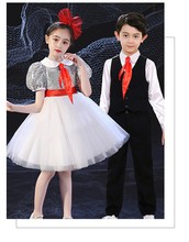 六一儿童节大合唱团演出服中小学生幼儿园男女童舞蹈朗诵表演服装