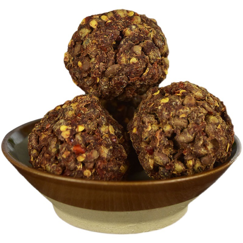 豆豉粑四川泸州特产干古蔺农家豆豉臭云南贵州粑重庆豆食豆鼓