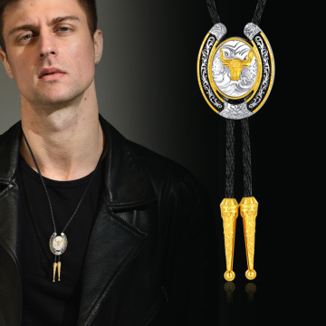 厂家直销字母吊坠项链 马蹄铁u型领绳 跨境创意设计新款领带链批