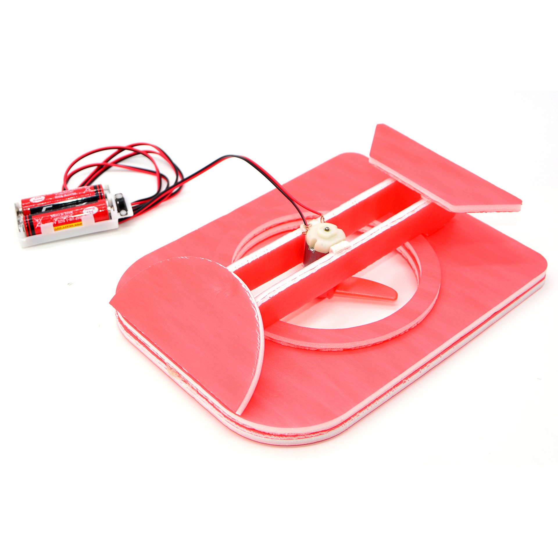 diy自制气垫船 科技小制作 手工课制作智力模型玩具 少儿科普