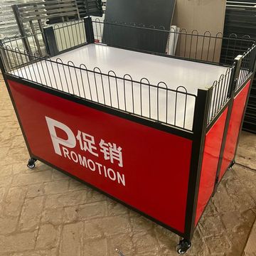 超市促销车货架服装店花车折叠车商场特卖展示台摆摊小推车-阿里巴巴