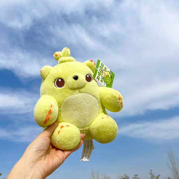 毛绒玩具正版萌芽熊公仔女童陪伴可爱儿童娃娃女孩生日