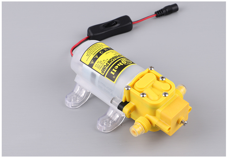 双螺纹水泵高压隔膜泵微型水泵 洗车喷雾器耐腐蚀吸小型抽水泵