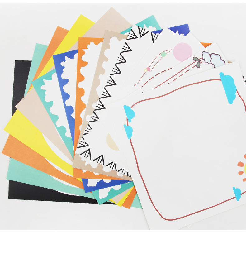 彩色硬卡纸漫画卡通绘画纸素描水彩卡纸儿童画画彩色卡纸 色卡纸