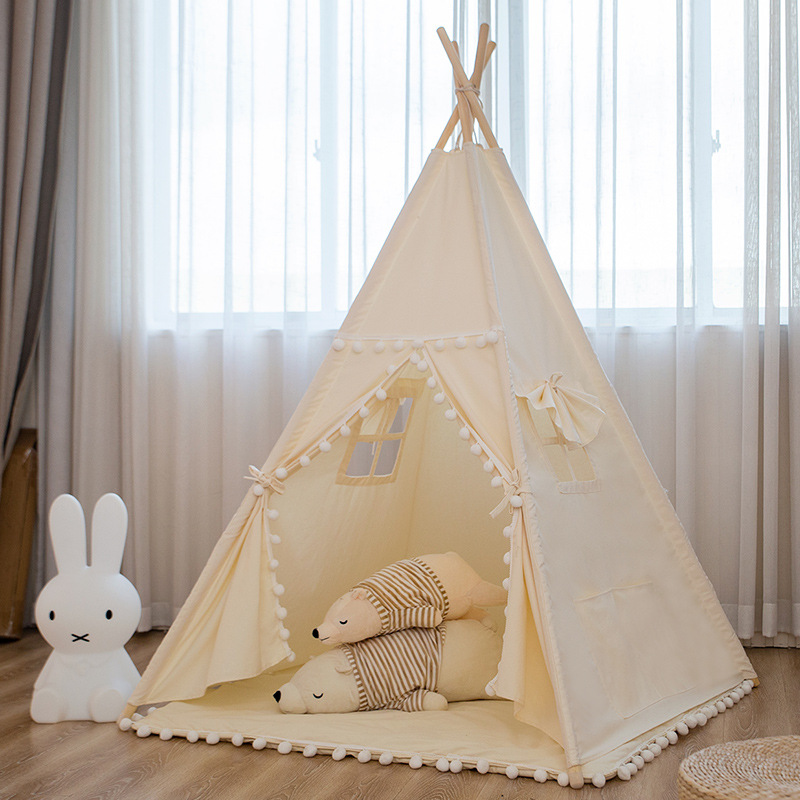 Small Turtledove Ins Children's Tent Indoor Game House Teepee Tent Boy and Girl Baby Toy House Small House