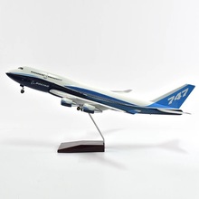 波音787原型机高级仿真LED声控灯光民航客机模型航模飞机礼品礼物