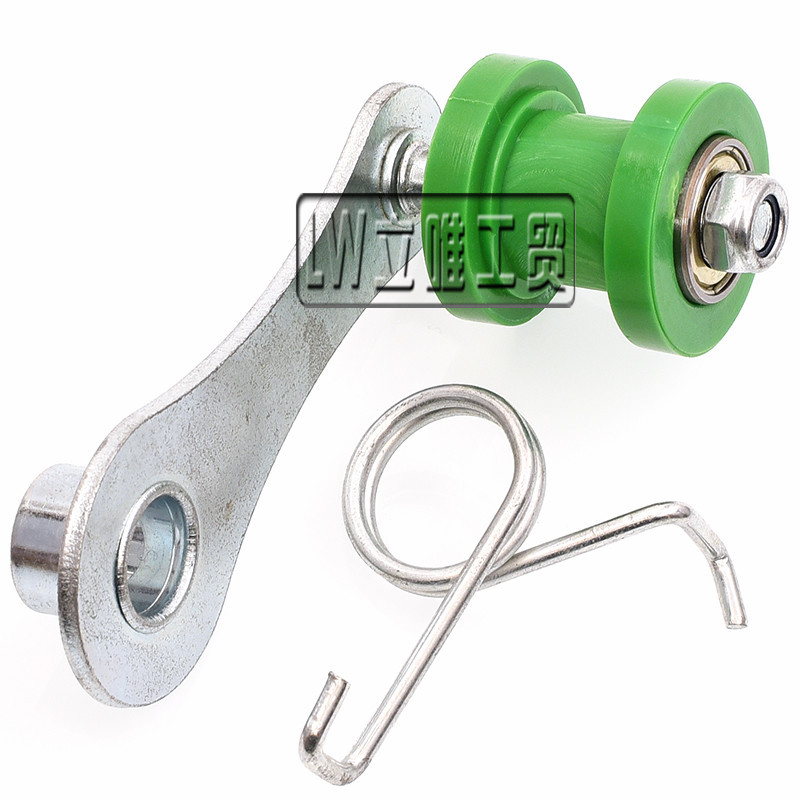 越野摩托车改装小高赛链条导链轮链条张紧轮链轮胀紧轮滑动轮