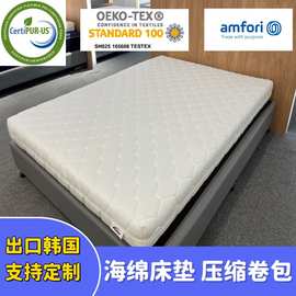 跨境出口高密度慢回弹软垫海绵折叠压缩记忆绵床垫