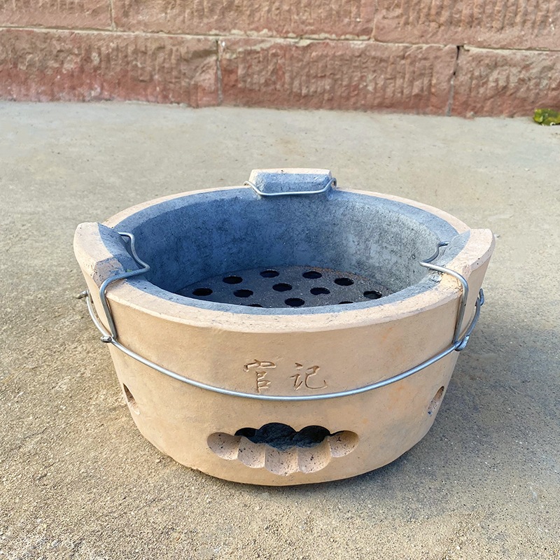 围炉煮茶碳商用泥炉老式炭炉煲汤炭火火烤炉陶土碳炉炉炭防烫