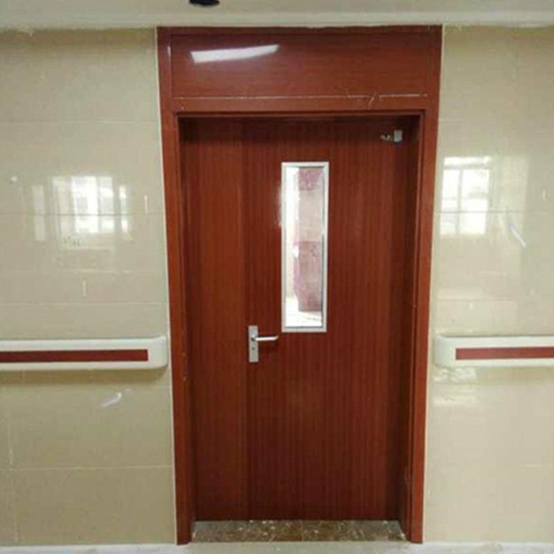 学校木质门办公室门|森森品牌|带上亮窗|通风防火降噪|厂家供应