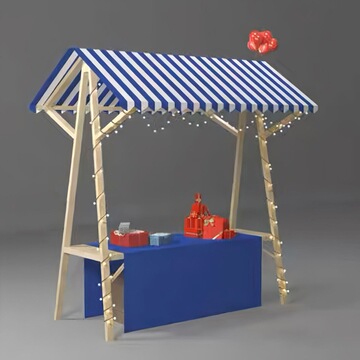 网红移动可折叠摊位户外棚摆摊展示架实木制促销花车夜市集市架子