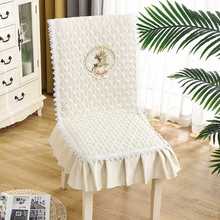 椅子套罩加厚坐垫靠垫一体连体餐椅垫椅子垫防滑四季通用现代桌布