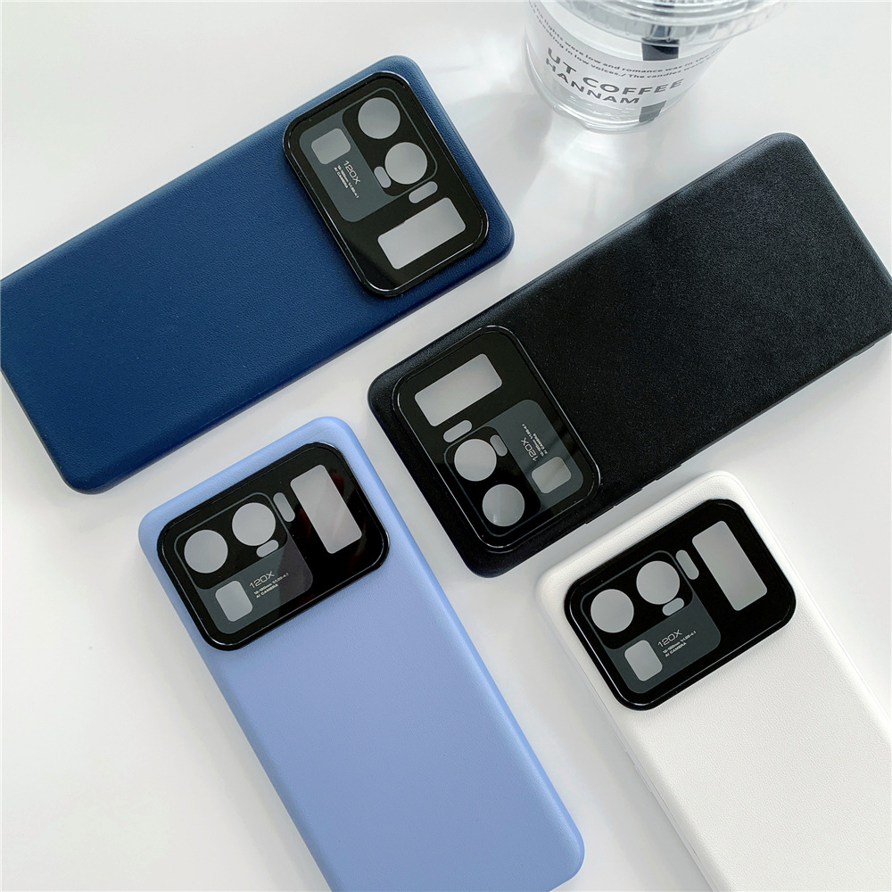 适用小米11ultra真皮手机壳镜头全包防摔素皮保护套11超大杯机皇