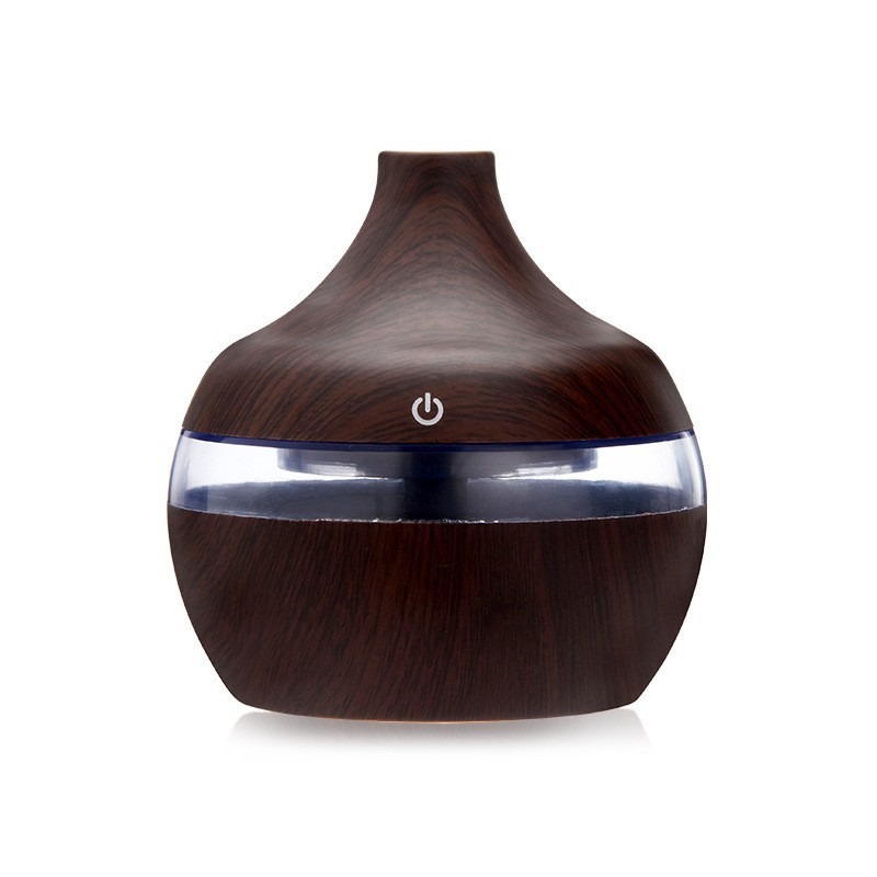 Wood Grain Humidifier Colorful Night Lamp Aroma Diffuser Atomizer USB Domestic Humidifier Water Replenishing Instrument Desktop Humidifier