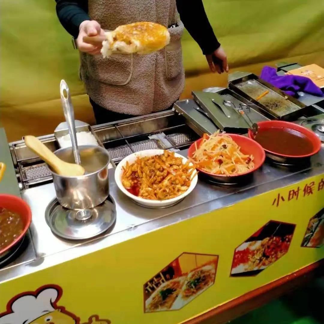 锅巴机流动摆摊现烤燃气网红创业特色小吃车商用创业湘西土匪锅巴