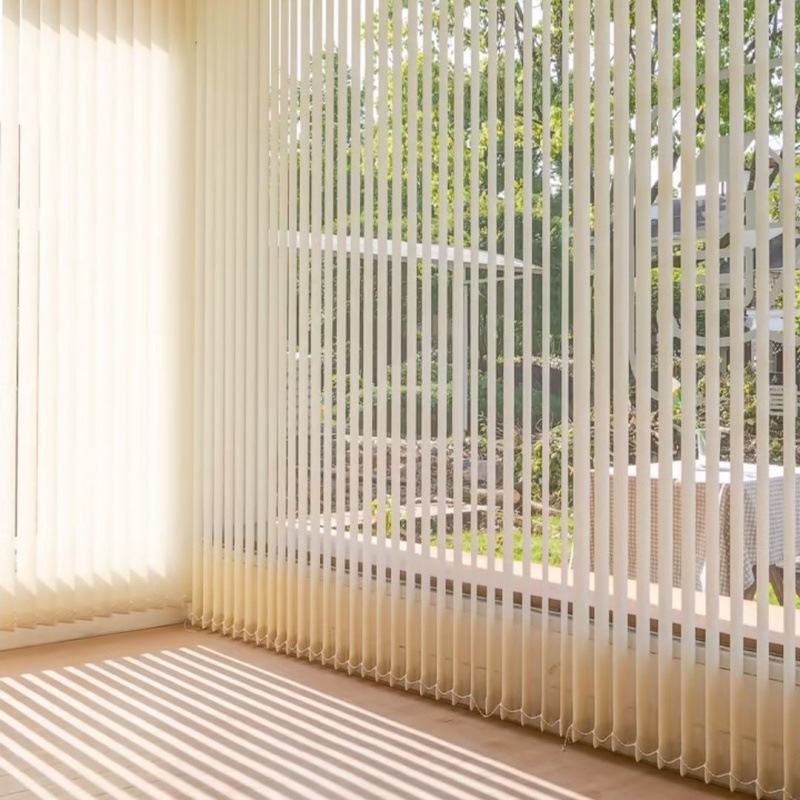 竖百叶窗帘垂直帘左右拉遮光落地隔断屏风客厅卧室阳台办公室帘