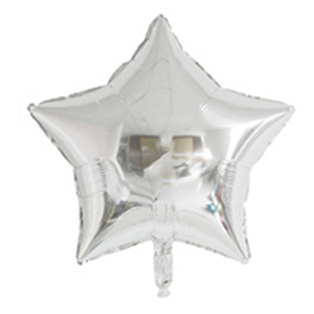 18-Inch Five-Pointed Star Aluminum Film Balloon Birthday Wedding-Day Party Shopping Mall Layout Aluminum Foil Balloon Wholesale Five-Pointed Star