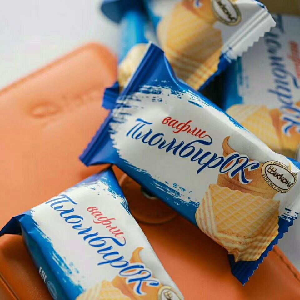 俄罗斯进口小农庄冰淇淋威化袋装新品冰淇淋冻着吃威化饼干-阿里巴巴