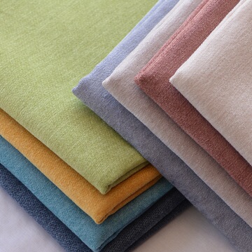 雪尼尔 新款素色简约布料 沙发布沙发套沙发巾布艺 抱枕靠垫面料