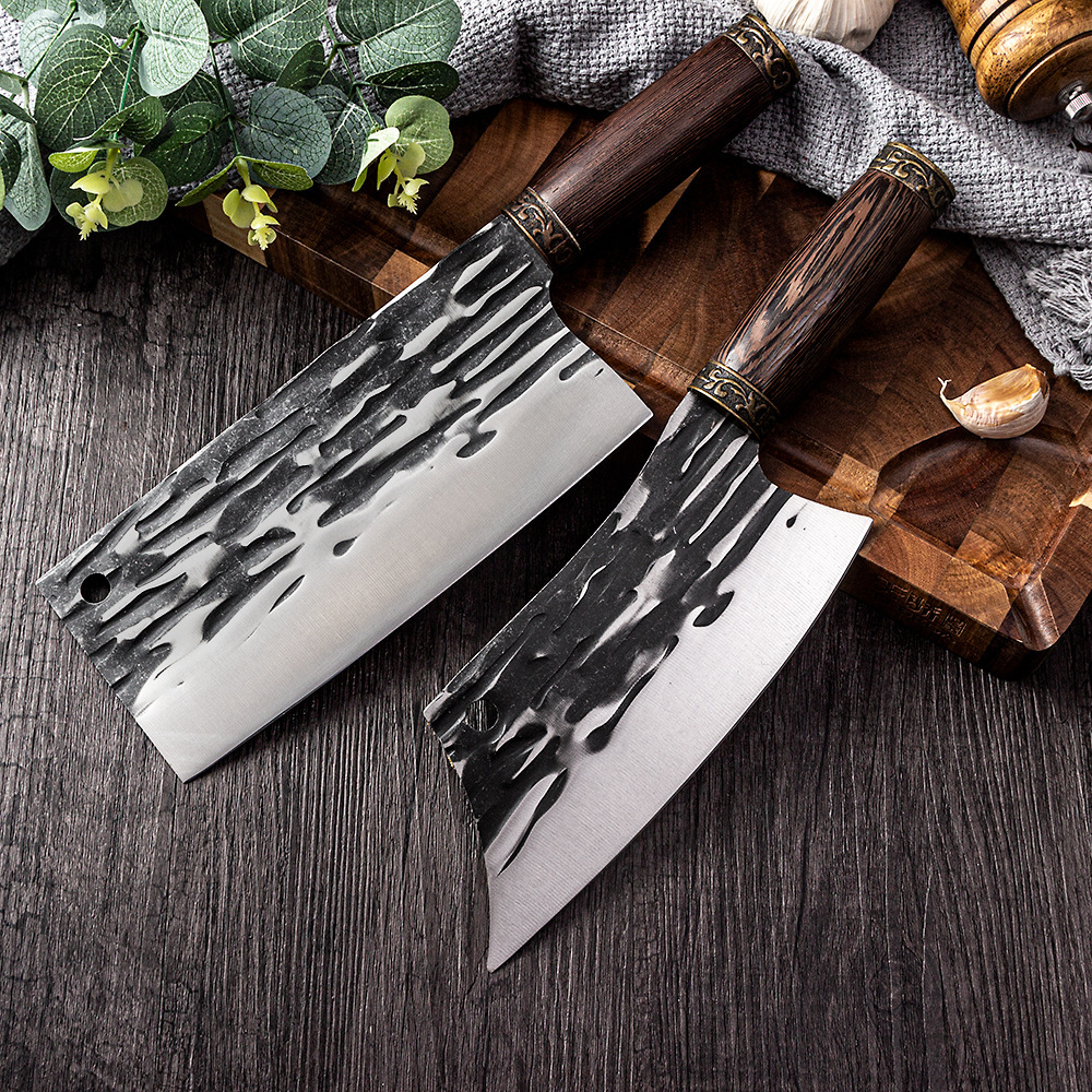 批发龙泉菜刀装家用超快锋利厨师专用锻打厨房切菜刀切片刀砍骨刀