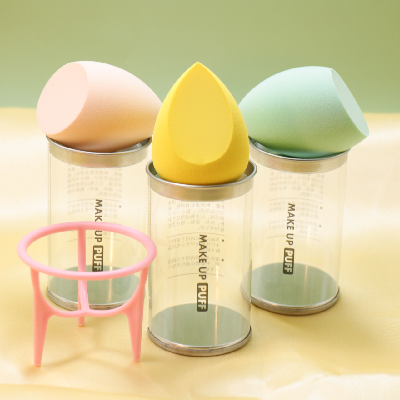 Super Soft Cosmetic Egg Smear-Proof Makeup Oblique Surface Super Soft Delicate Makeup Egg Box Set Foundation Sponge Beauty Blender