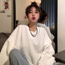 薄款卫衣女春秋季2024新款盐系外套宽松慵懒风学生长袖圆领上衣潮