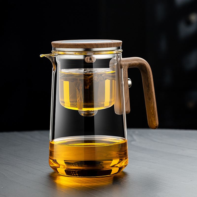 泡茶壶茶水分离飘逸杯全玻璃耐热过滤冲茶神器功夫茶具磁吸泡茶杯